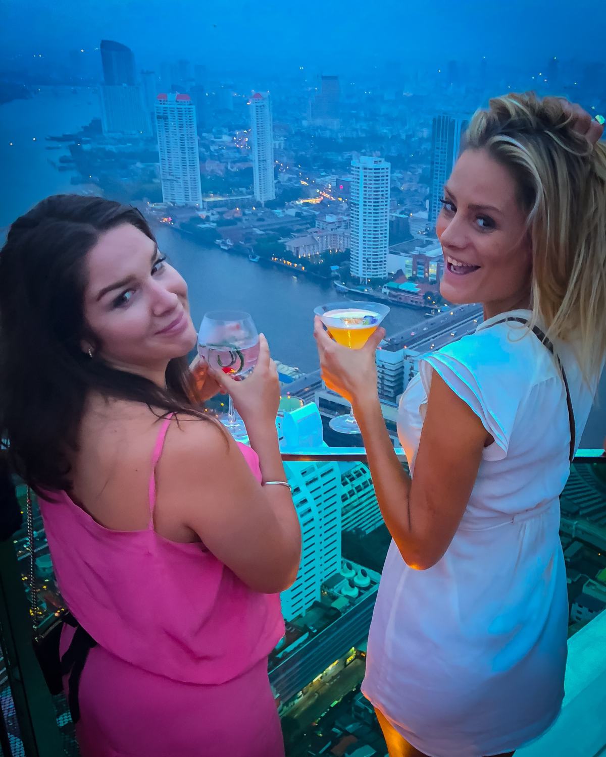 cocktails at skybar lebua Bangkok