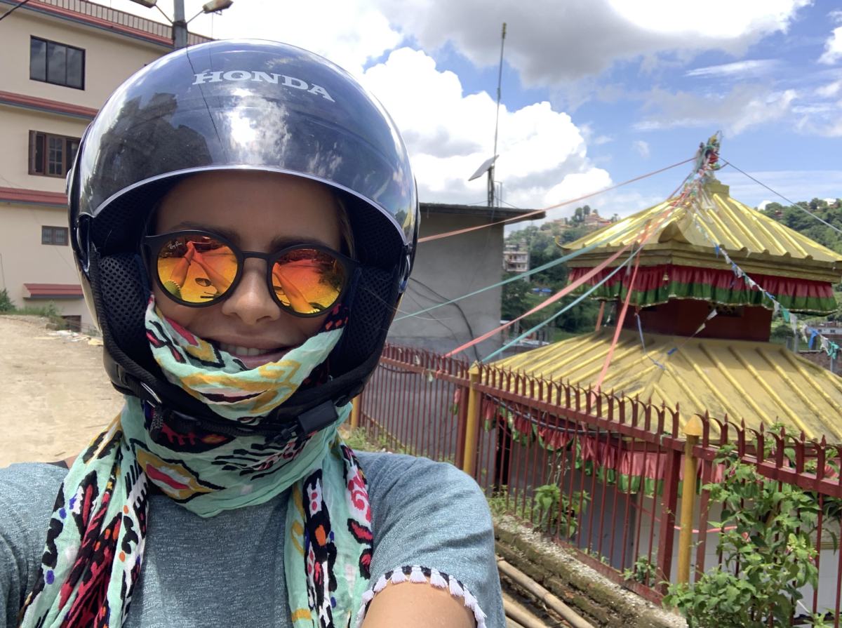 Hiring a scooter in Kathmandu