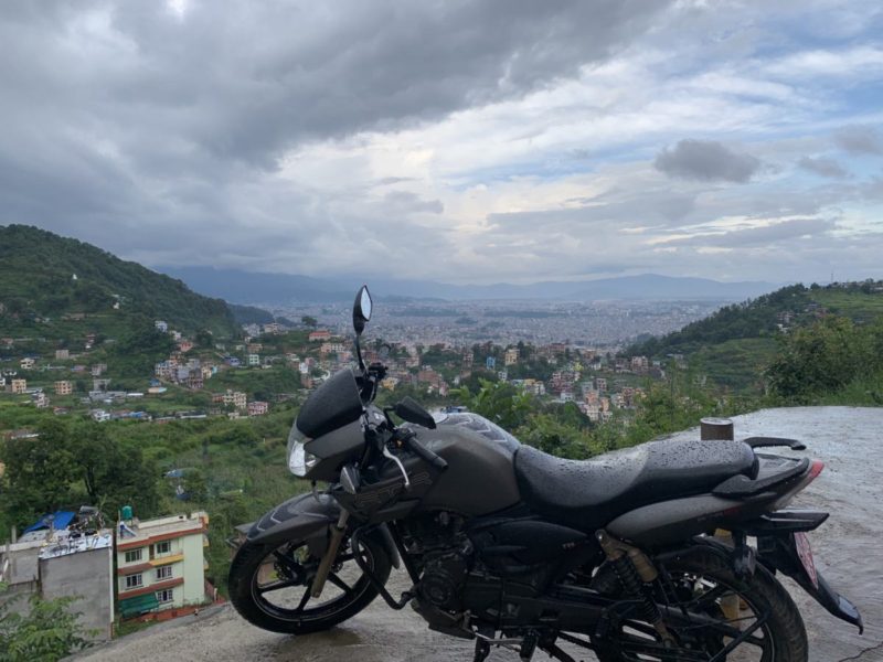 Hiring a scooter in Kathmandu